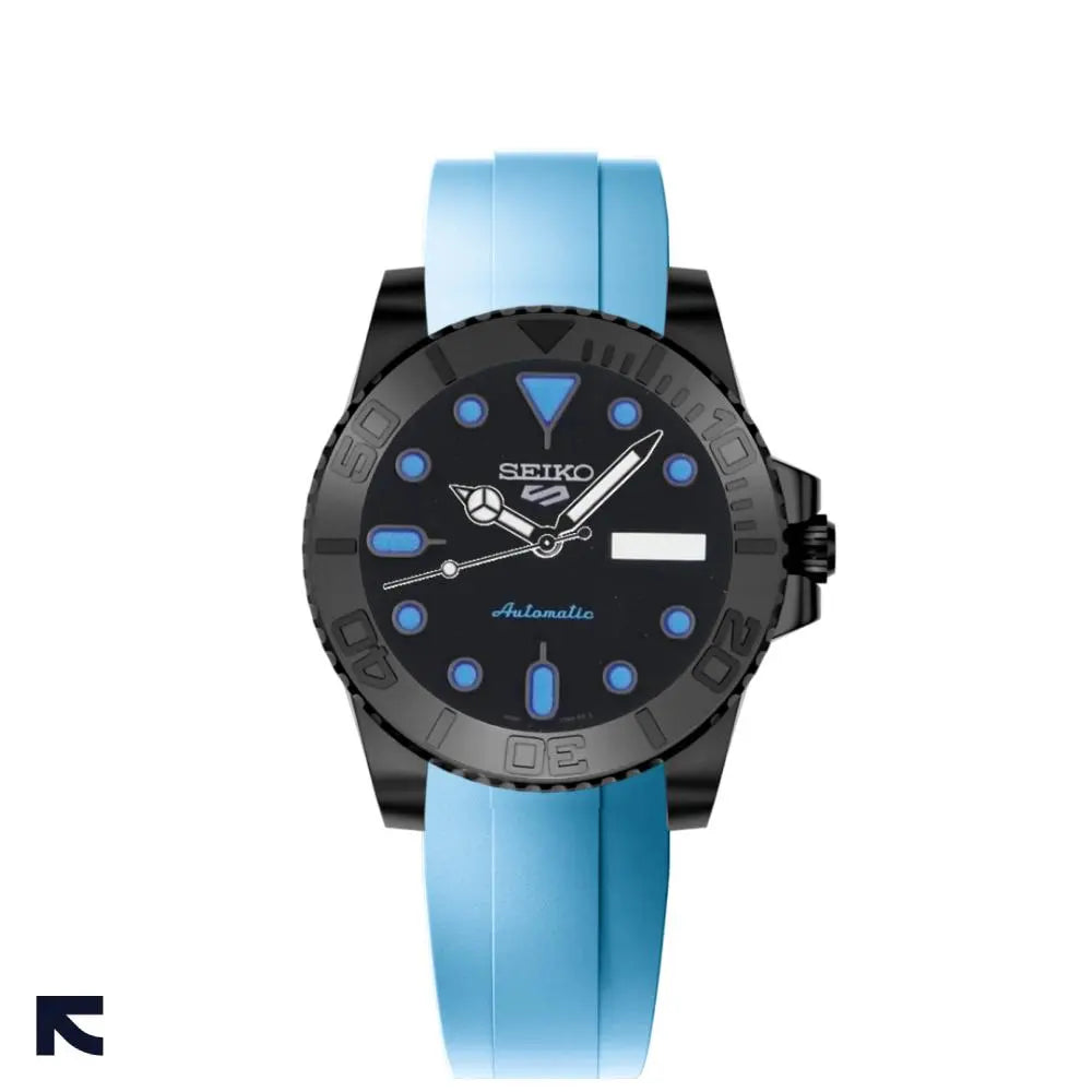 Black SRPD81K1 Submariner Seiko Mod RFMODS