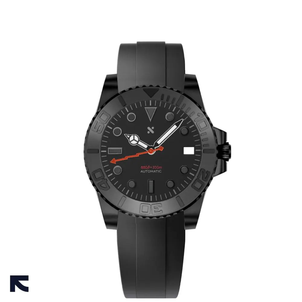 Full Black Lightning Red Yacht-Master Mod RFMODS