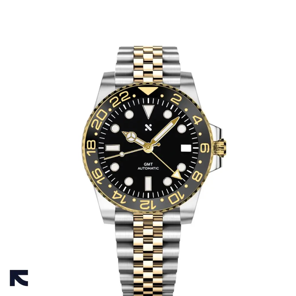 Steel and Yellow Gold GMT Mod RFMODS