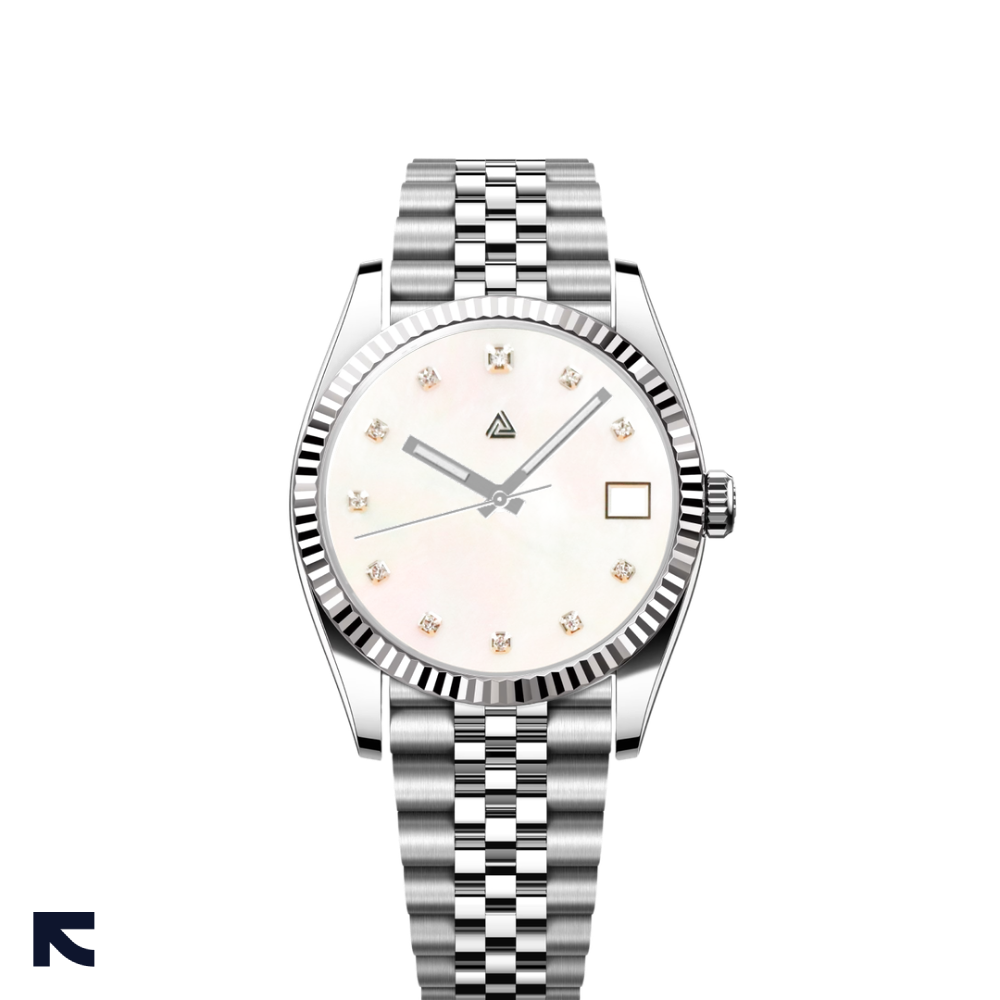 Mother of Pearl DateJust Mod